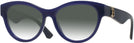 Round Blue Burberry 2404 w/ Gradient Progressive Reading Sunglasses View #1