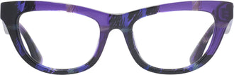 Burberry 2406U Single Vision Full Readers. color: Check Violet