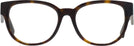 Round Dark Havana Burberry 2410 Single Vision Full Frame View #2