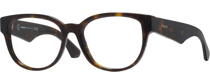 Round Dark Havana Burberry 2410 Progressive No-Lines View #1