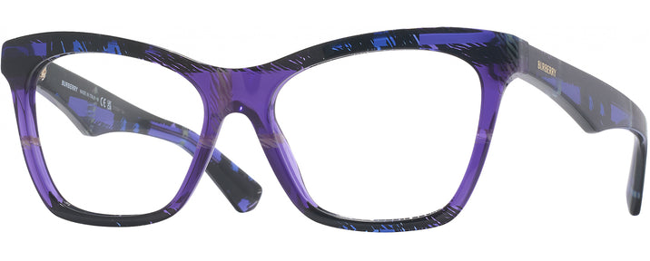 Cat Eye Burberry 2416 Single Vision Full Frame View #1