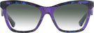 Cat Eye Check Violet Burberry 2416 w/ Gradient Progressive Reading Sunglasses View #2
