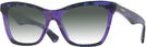 Cat Eye Check Violet Burberry 2416 w/ Gradient Progressive Reading Sunglasses View #1