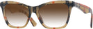 Cat Eye Check Sand Burberry 2416 w/ Gradient Progressive Reading Sunglasses View #1