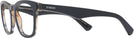 Square Black On Vintage Check Burberry 2417 Single Vision Full Frame View #3