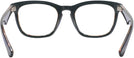Square Black On Vintage Check Burberry 2417 Single Vision Full Frame View #4