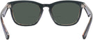 Square Black On Vintage Check Burberry 2417 Bifocal Reading Sunglasses View #4