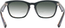 Square Black On Vintage Check Burberry 2417 w/ Gradient Bifocal Reading Sunglasses View #4