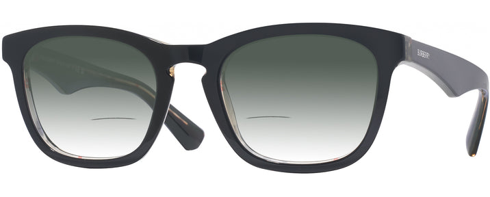 Square Black On Vintage Check Burberry 2417 w/ Gradient Bifocal Reading Sunglasses View #1
