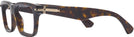 Rectangle Dark Havana Burberry 2419L Single Vision Full Frame View #3