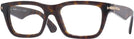 Rectangle Dark Havana Burberry 2419L Single Vision Full Frame View #1
