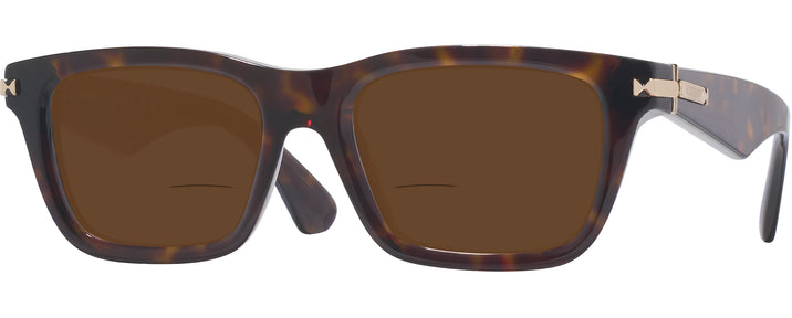 Rectangle Dark Havana Burberry 2419L Bifocal Reading Sunglasses View #1
