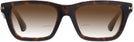 Rectangle Dark Havana Burberry 2419L w/ Gradient Bifocal Reading Sunglasses View #2
