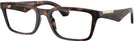 Rectangle Dark Havana Burberry 2428U Single Vision Full Frame View #1