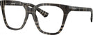 Square Grey Check Burberry 2438 Single Vision Full Frame View #1