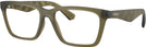 Rectangle Verde Opaco Burberry 2446U Single Vision Full Frame View #1