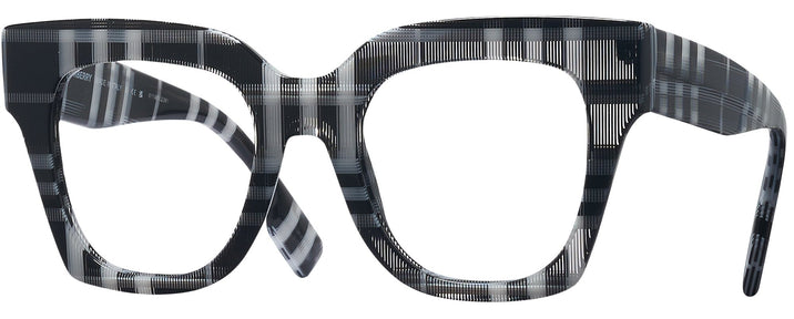 Oversized,Square Check White/black Burberry 4364 Progressive No-Lines View #1