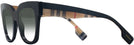 Oversized,Square Black Burberry 4364 w/ Gradient Progressive Reading Sunglasses View #3