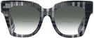 Oversized,Square Check White/black Burberry 4364 w/ Gradient Bifocal Reading Sunglasses View #2