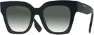 Oversized,Square Black on Black Burberry 4364 w/ Gradient Progressive Reading Sunglasses View #1