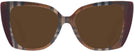 Cat Eye Check Brown/Bordeaux Burberry 4393 Progressive Reading Sunglasses View #2