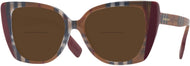 Check Brown/Bordeaux #1