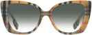 Cat Eye Vintage Check Burberry 4393 w/ Gradient Bifocal Reading Sunglasses View #2