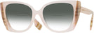 Cat Eye Pink/Check Pink Burberry 4393 w/ Gradient Bifocal Reading Sunglasses View #1
