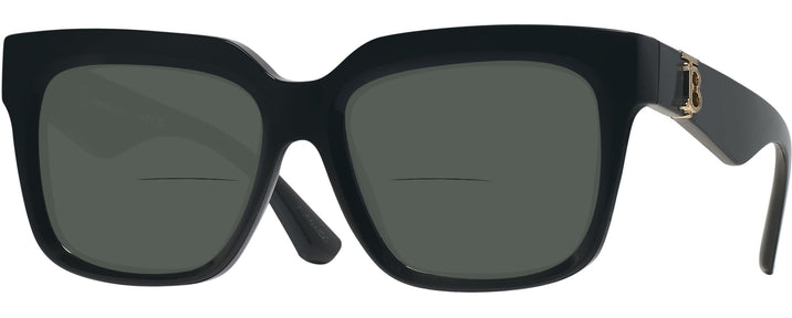 Square,Oversized Black Burberry 4419 Bifocal Reading Sunglasses View #1