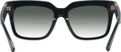 Square,Oversized Black Burberry 4419 w/ Gradient Bifocal Reading Sunglasses View #4
