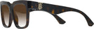 Square,Oversized Dark Havana Burberry 4419 w/ Gradient Bifocal Reading Sunglasses View #3