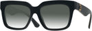 Square,Oversized Black Burberry 4419 w/ Gradient Progressive Reading Sunglasses View #1