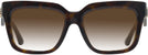 Square,Oversized Dark Havana Burberry 4419 w/ Gradient Progressive Reading Sunglasses View #2