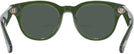 Square Green Burberry 4439 Bifocal Reading Sunglasses View #4
