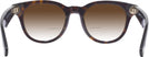 Square Dark Havana Burberry 4439 w/ Gradient Bifocal Reading Sunglasses View #4