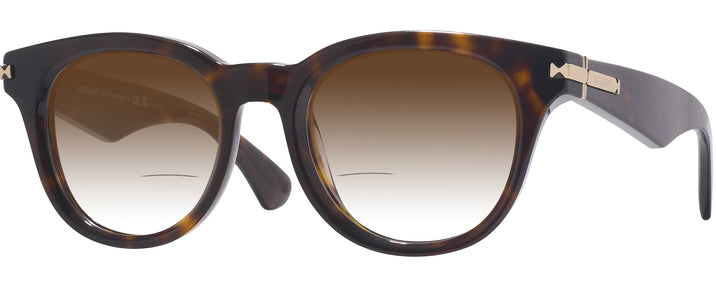 Square Dark Havana Burberry 4439 w/ Gradient Bifocal Reading Sunglasses View #1
