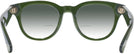 Square Green Burberry 4439 w/ Gradient Bifocal Reading Sunglasses View #4