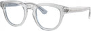 Round Grey Burberry 4477 Single Vision Full Frame View #1