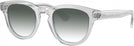 Round Grey Burberry 4477 w/ Gradient Progressive Reading Sunglasses View #1