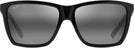 Rectangle Gloss Black/Grey Lens Maui Jim Cruzem 864 View #2