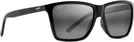 Rectangle Gloss Black/grey Lens Maui Jim Cruzem 864 Bifocal Reading Sunglasses View #1