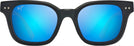Wayfarer Black w/ Grey/blue Hawaii Lens Maui Jim Shore Break 822 View #2