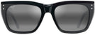 Rectangle Black/Neutral Grey Maui Jim Aloha Lane 893 View #2