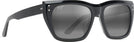 Rectangle Black/Neutral Grey Maui Jim Aloha Lane 893 View #1