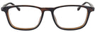 Square Dark Havana Hugo Boss 1050 Single Vision Full Frame View #2