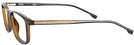 Square Dark Havana Hugo Boss 1050 Progressive No-Lines View #3