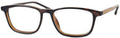 Square Dark Havana Hugo Boss 1050 Computer Style Progressive View #1
