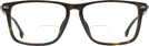 Square Dark Havana Hugo Boss 0931 Bifocal View #2