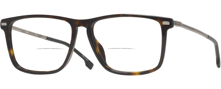 Square Dark Havana Hugo Boss 0931 Bifocal View #1