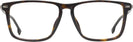 Square Dark Havana Hugo Boss 0931 Computer Style Progressive View #2
